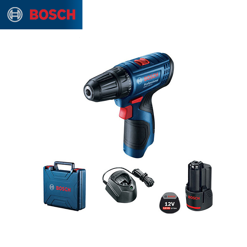 博世（BOSCH）GSR 120-Li 充電式電動工具電動螺絲刀 鋰電手電鉆（12V單電版）2A升級版